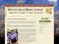 Website Screenshot Matelot Gulch Mining Company
