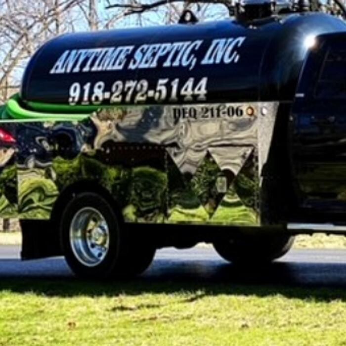 Anytime Septic Pumping Service Owasso Ok Logo