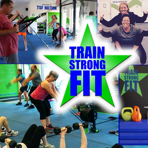 TRAIN STRONG FIT - TSF Logo