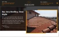 Website Screenshot Paragon Roofing