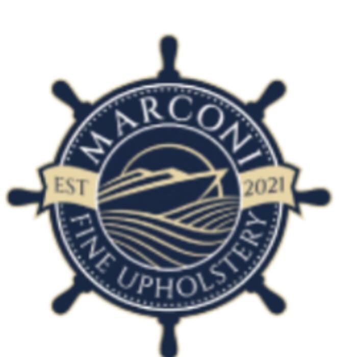 Marconi Boats Marine/Aviation Upholstery Logo