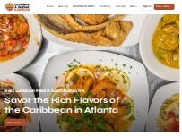 Website Screenshot Andreas Caribbean & Seafood Restaurant