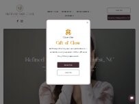 Website Screenshot Refined Skin Care LLC