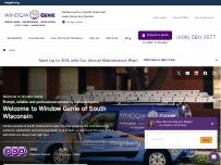 Website Screenshot Window Genie of South Wisconsin