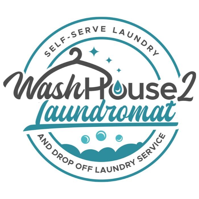 Wash House 2 Laundromat and Drop Off Laundry Service Logo