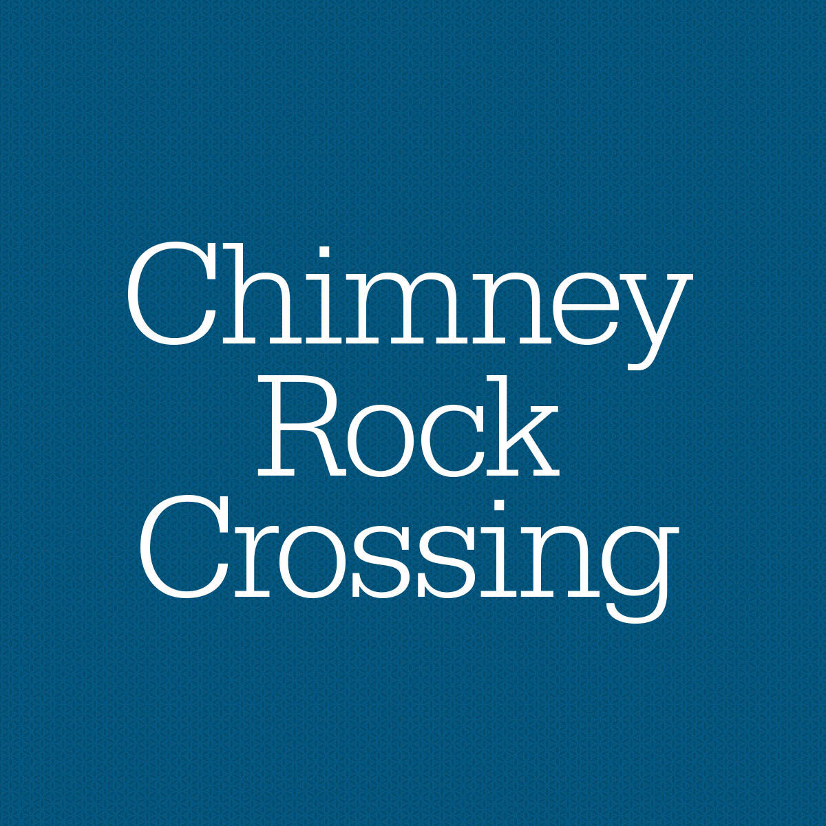 Chimney Rock Crossing Logo