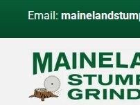 Website Screenshot Maineland Stump Grinding