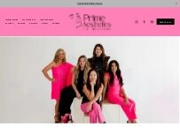 Website Screenshot Prime Aesthetics & IV Infusions Yukon - OKC