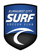 Elmhurst City Surf Soccer Club Logo