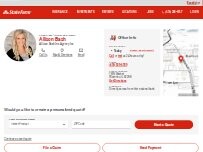 Website Screenshot Allison Bash - State Farm Insurance Agent