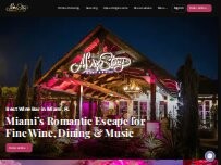 Website Screenshot A Love Story Winery & Bistro