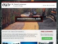 Website Screenshot CW Davis Contractors