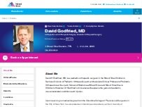 Website Screenshot David Godfried, MD