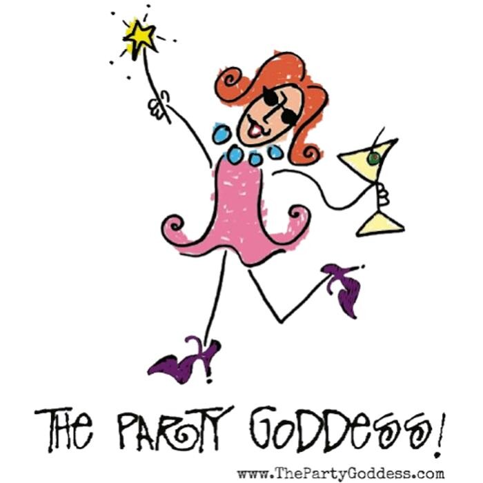 The Party Goddess! Logo