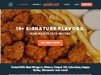 Website Screenshot Wings Over Athens