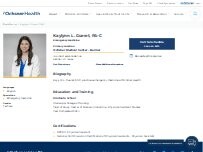 Website Screenshot Kaylynn G. Deslattes, PA-C