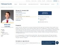 Website Screenshot Steven E. Arnold, MD
