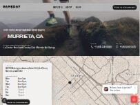 Website Screenshot Gameday Men's Health Murrieta, CA