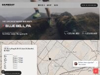 Website Screenshot Gameday Men's Health Blue Bell