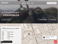 Website Screenshot Gameday Men's Health Stockton, CA