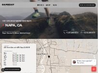 Website Screenshot Gameday Men's Health Napa, CA