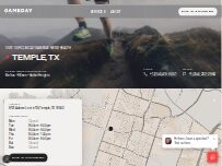 Website Screenshot Gameday Men's Health Temple, TX