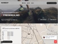 Website Screenshot Gameday Men’s Health Frederick, MD