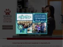 Website Screenshot Paws & Claws Animal Medical Center
