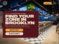 Website Screenshot GOLFZON Social - Brooklyn NY