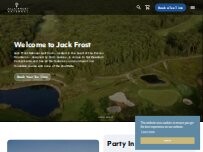 Website Screenshot Jack Frost National Golf Club