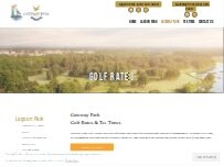 Website Screenshot Gateway Golf Course
