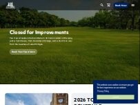 Website Screenshot Jackson Park Golf Course