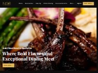 Website Screenshot Noir Kitchen & Cocktails