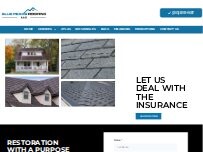 Website Screenshot Blue Peaks Roofing