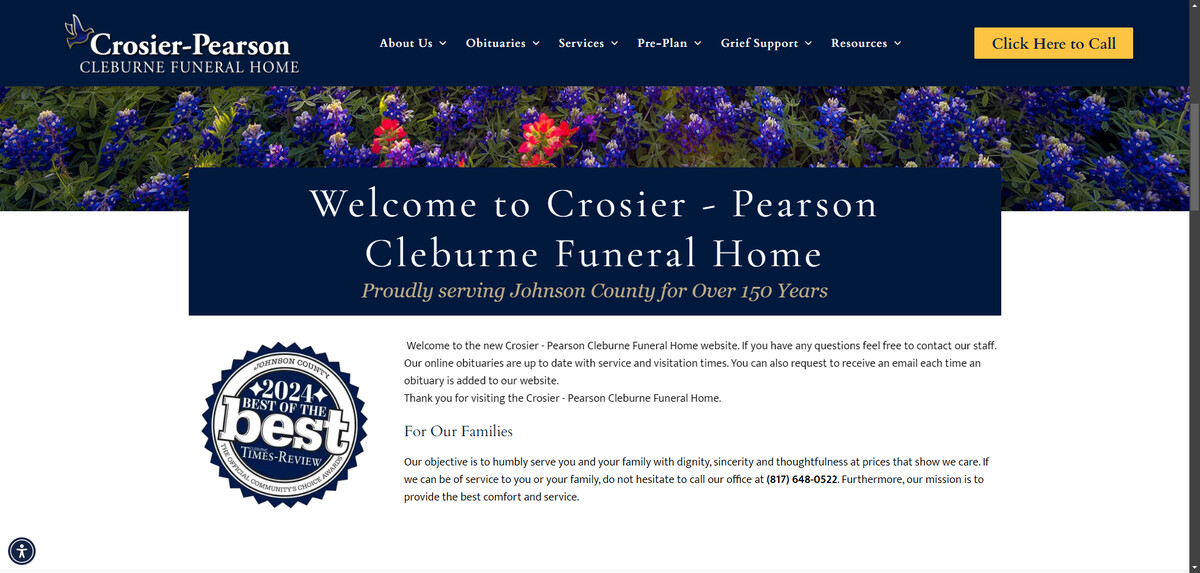 Images Crosier-Pearson Cleburne Funeral Home