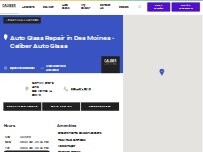 Website Screenshot Caliber Auto Glass