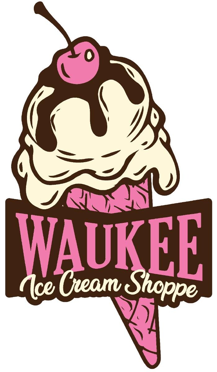 Waukee Ice Cream Shoppe Logo