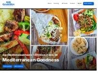 Website Screenshot Greek Bites