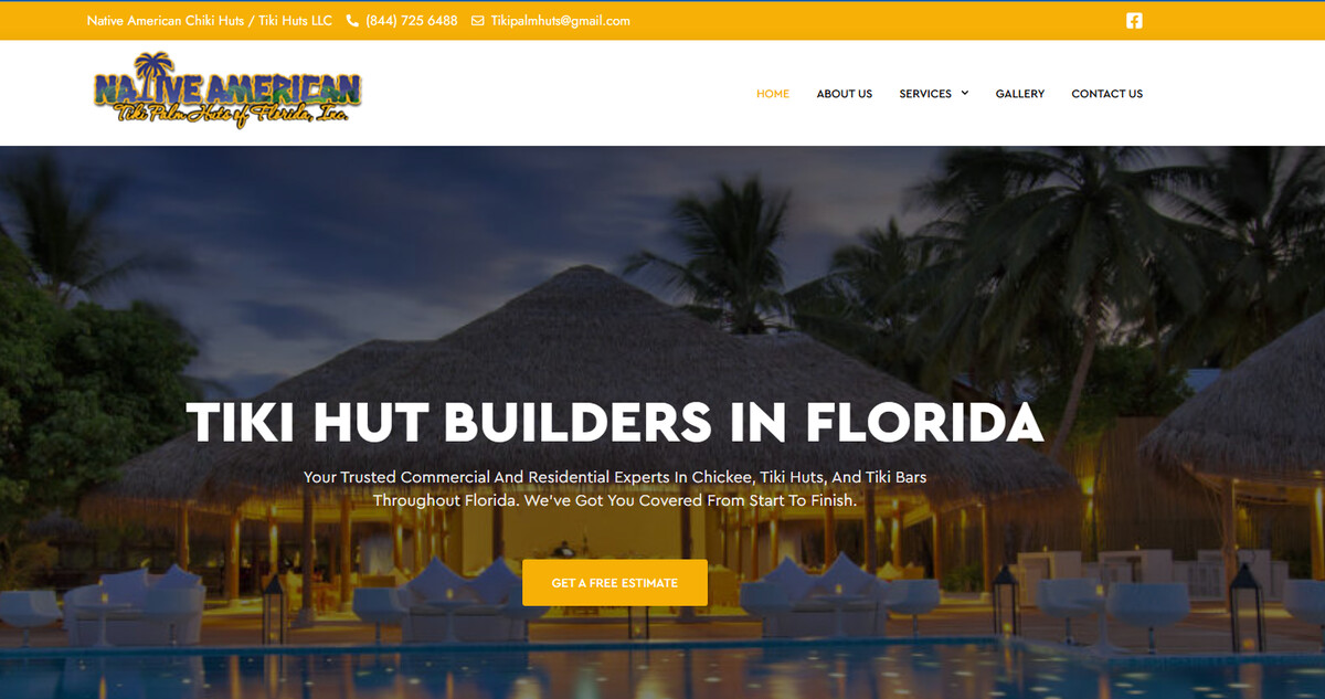 Images Native American Chiki Huts / Tiki Huts LLC