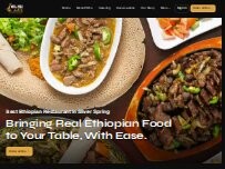 Website Screenshot Elsi Ethiopian Restaurant and Bar