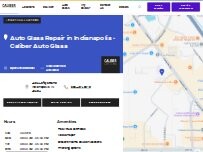 Website Screenshot Caliber Auto Glass