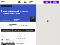 Website Screenshot Caliber Auto Glass