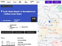 Website Screenshot Caliber Auto Glass