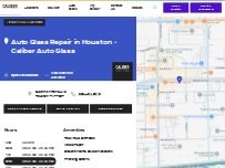 Website Screenshot Caliber Auto Glass