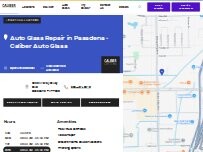 Website Screenshot Caliber Auto Glass