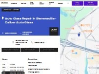 Website Screenshot Caliber Auto Glass
