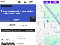 Website Screenshot Caliber Auto Glass