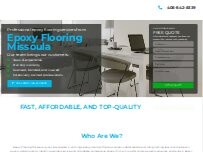 Website Screenshot Epoxy Flooring Specialists