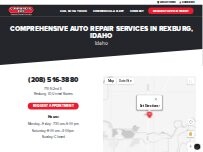 Website Screenshot Commercial Tire