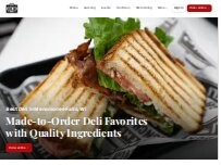Website Screenshot The Lunch Box Deli